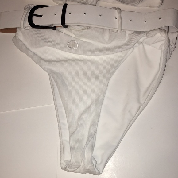 Krahs Swim Bikini Bathing Swim Suit Set White - Picture 3 of 7